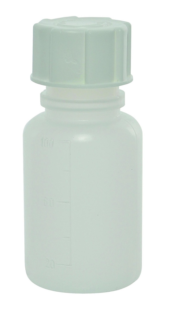 Flacon rond à col large en polypropylène