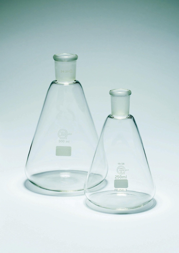[#532038] Erlenmeyer conique à col rodé - Quickfit® (250 mL, 19/26)