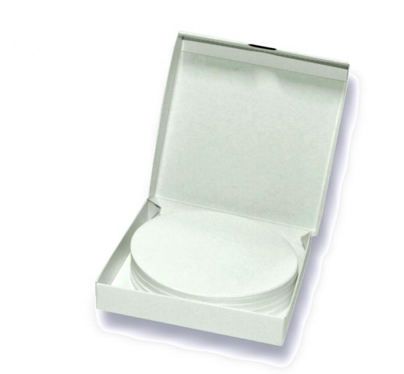 [456025] Papier filtre rond plat - Boîte de 100 (70 mm)