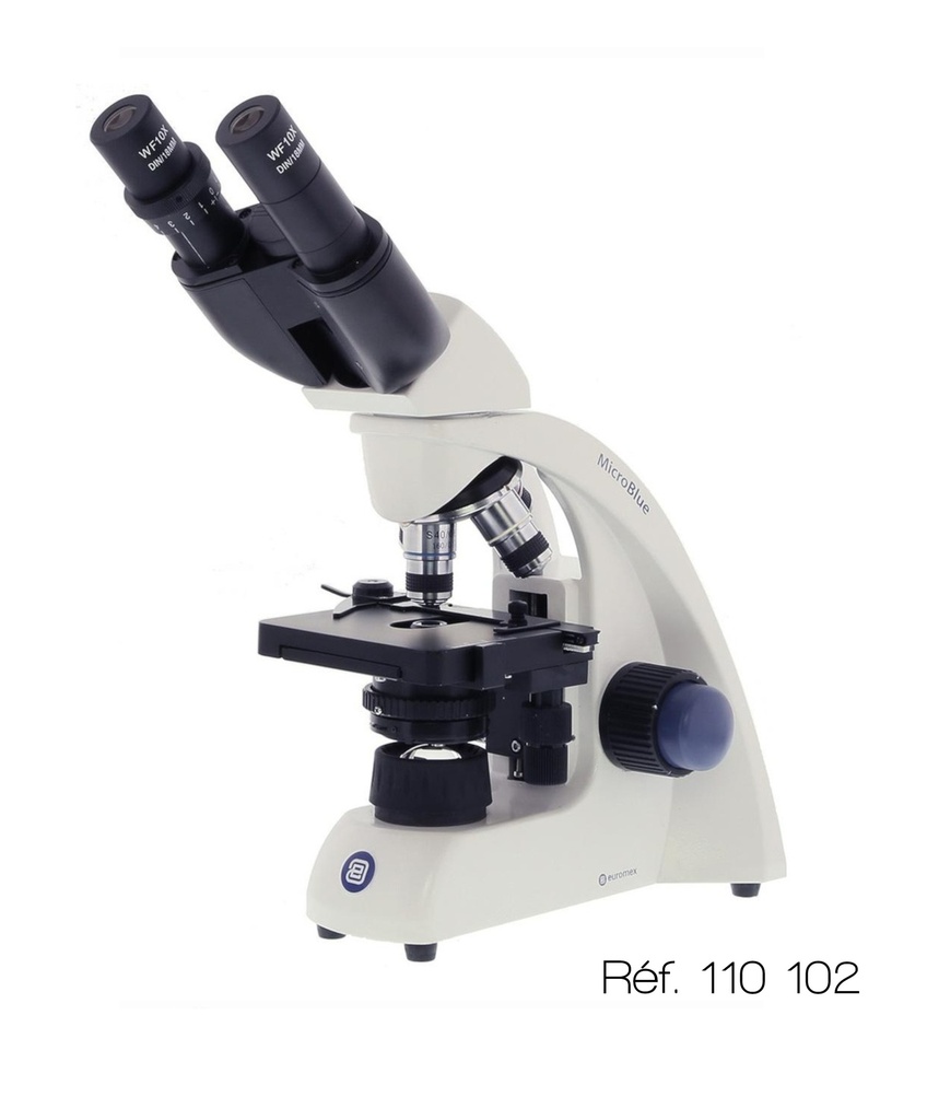 [#110102-S01236] Microscope MicroBlue Euromex® (Binoculaire, x40 à x400)