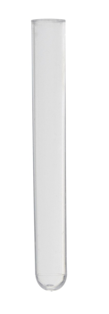 [#506050] Tubes à essais à bord droit en plastique - Lot de 500 (Ø 12 x 75 mm)