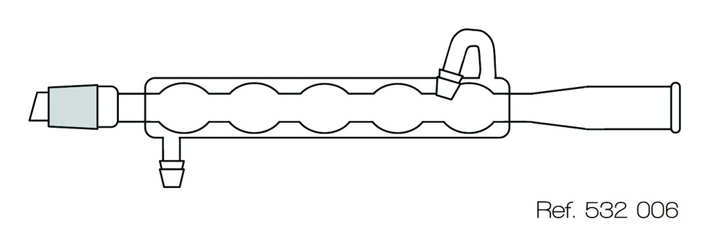 Réfrigérant à boules rodé VB 3.3