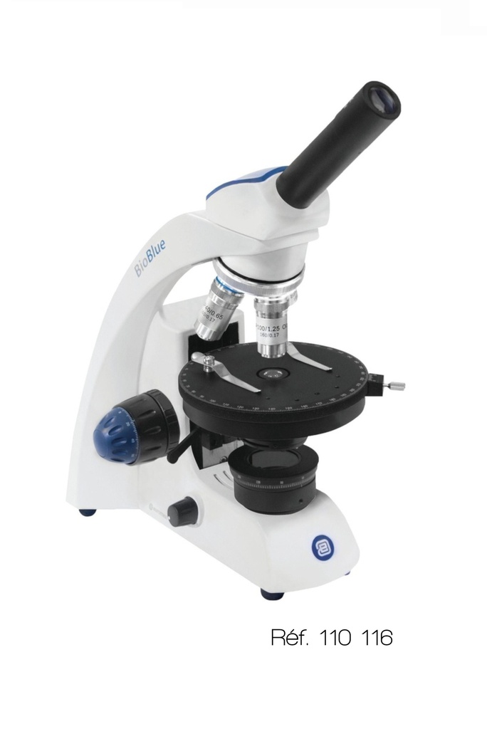 [#110116] Microscope polarisant BioBlue - Euromex® (Monoculaire, x40 à x400)