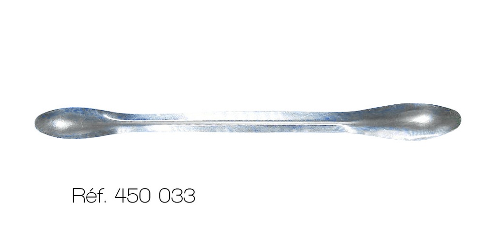 [#450033-S51404] Spatule avec cuillère en inox (À L'unité)