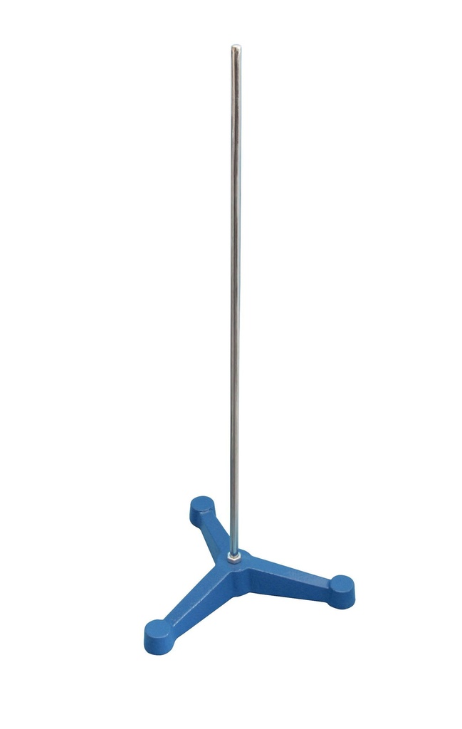 [#455042] Support tripode avec tige (Branche 120 mm - Tige 10x500 - 1 Kg)