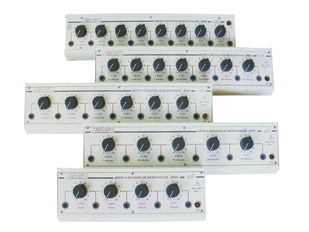 Boîtes à décades de résistances Chauvin Arnoux®