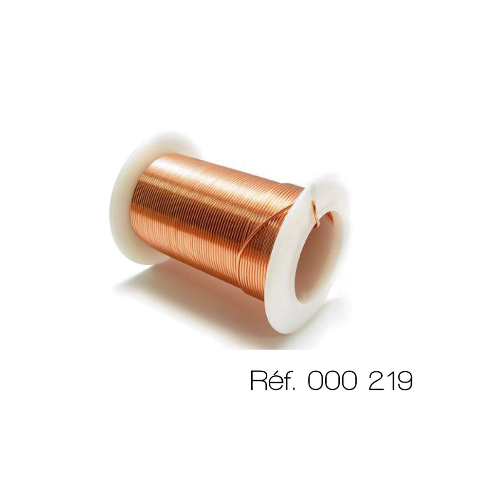 [000219] Fils résistifs en cuivre émaillé (13.9 mOhms/m ; Ø=1.25 mm ; L=11 m)