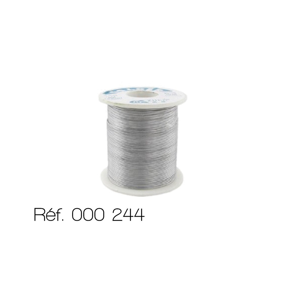 [#000244] Fils résistifs constantan (60% Cuivre - 40 % Nickel) (244 mOhms/m ; Ø=1.6 mm ; L=14 m)