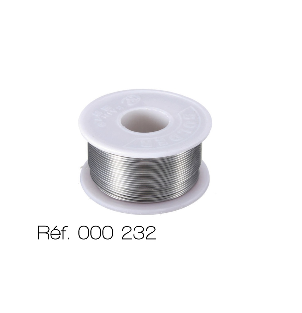 [#000232] Fils résistifs en fer (253 mOhms/m ; Ø=0.71 mm ; L=17m)
