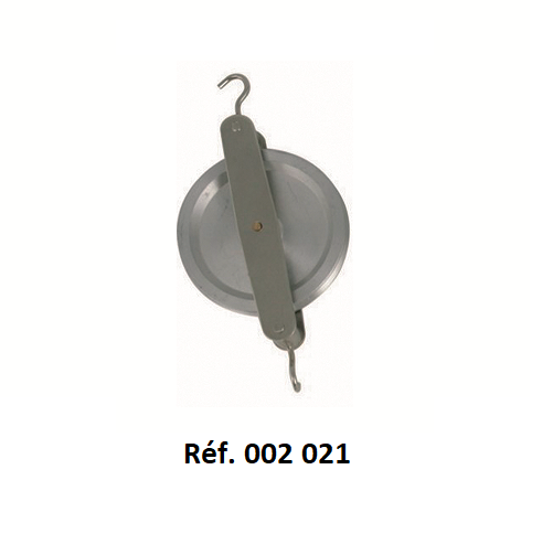 [#002021] Poulies en aluminium (Simple - Ø = 50 mm)
