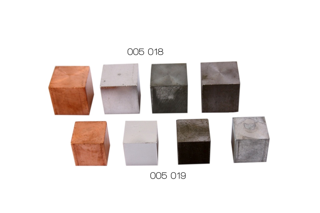 [#005018] Cubes métalliques (jeu de 4) (20 x 20 x20 mm)