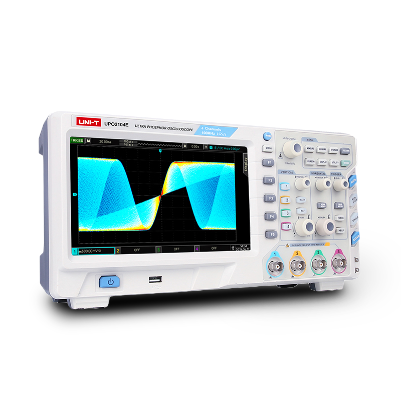 [341043] Oscilloscope à signaux mixtes 4 voies 100 MHz - UNI-T - UPO2104