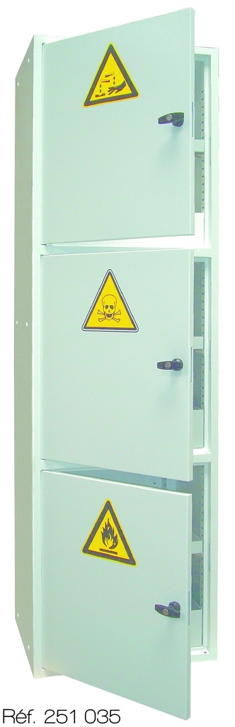 Armoire de sûreté à portes pleines Cyltec - 1950 mm x 500 mm