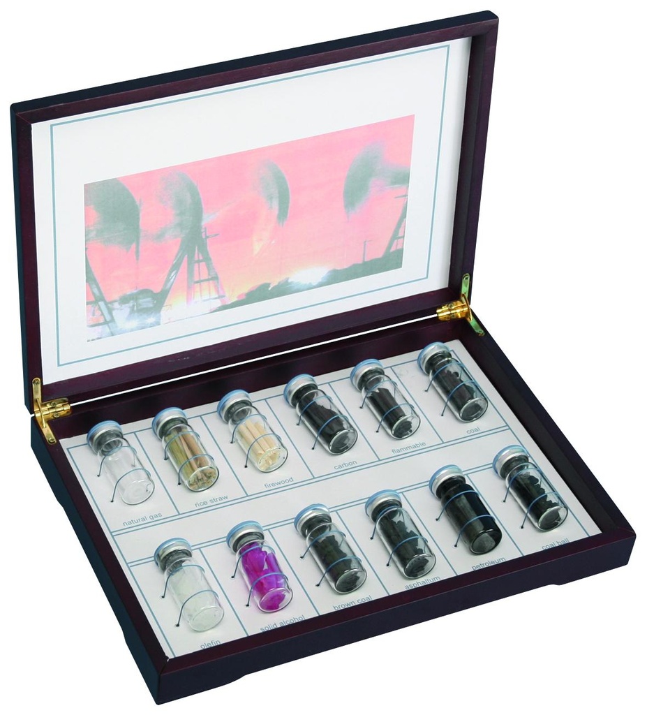 Collection d'échantillons véritables : Les matières combustibles 