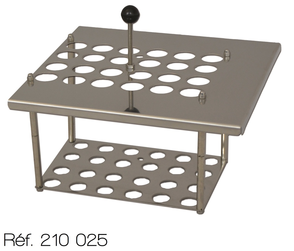[#210025] Portoir 24 tubes pour bain-marie TBE (Ø 16 mm)