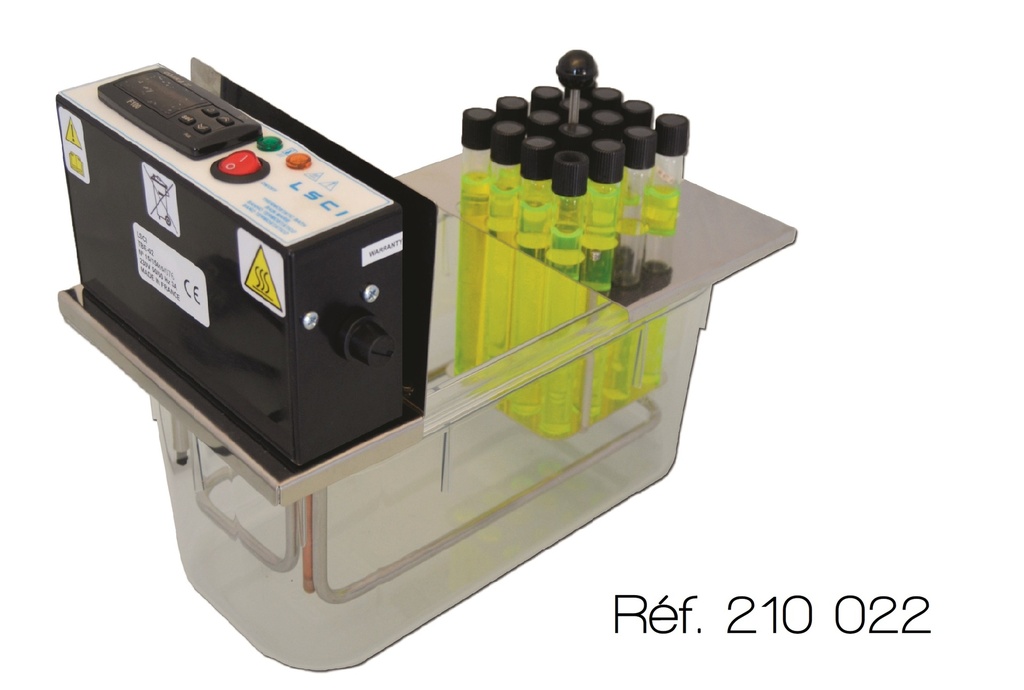 Bain-marie transparent à régulation numérique