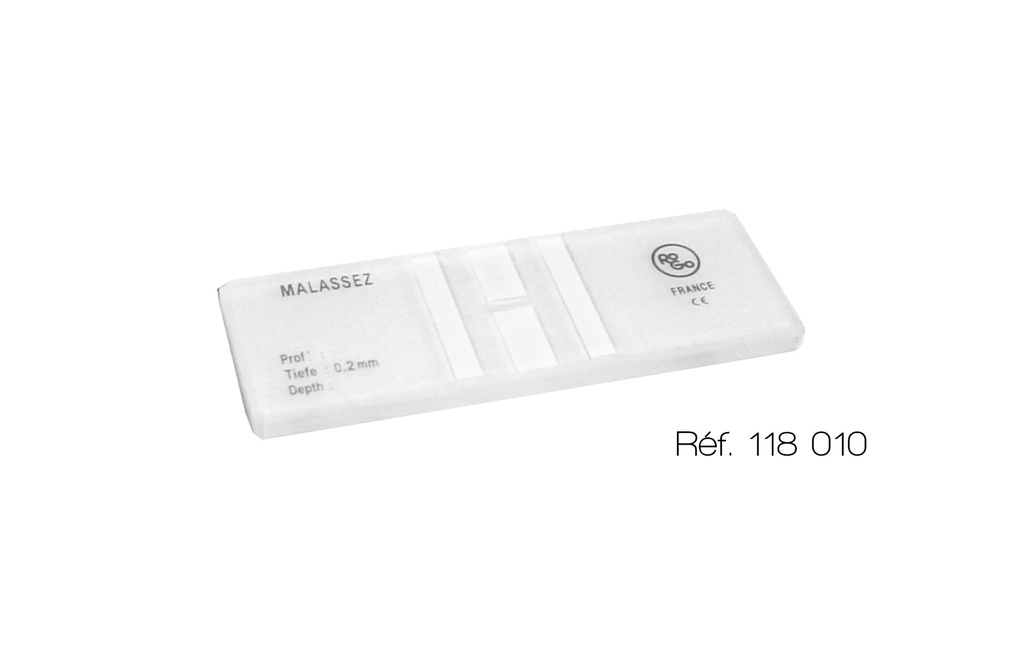 Lame de numérotation de Malassez 