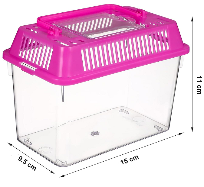 Aquarium avec couvercle 1 L