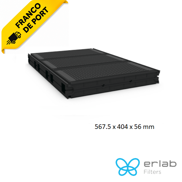 [251217] Filtre Erlab F3 (AS vapeurs organiques)