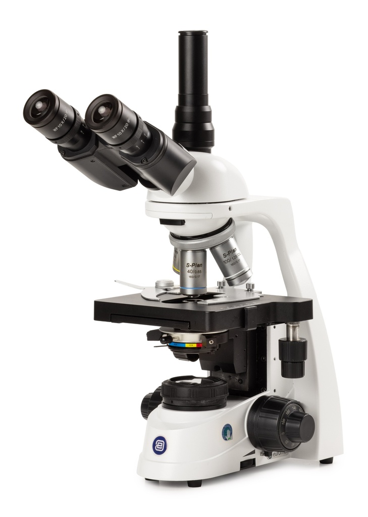 [110176] Microscope trinoculaire semi-plan BlueScope (x40 à x600)