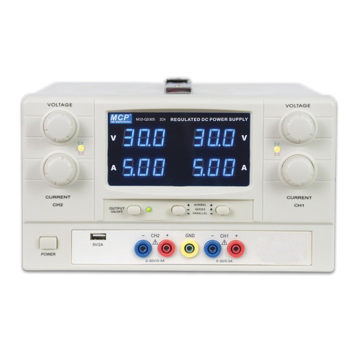 [S58820] Alimentation stabilisée variable double continu 0 à 30 V - 3 A - 2 voies