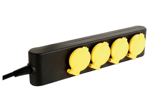 [S58054] Bloc 4 prises IP44 VEL EBP04WP