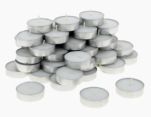 [215010-S58108] Bougies chauffe plat (lot de 50)