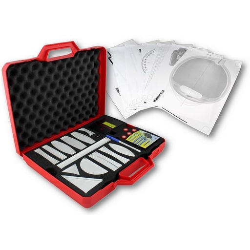 [004088-S58352] Kit optique géométrique + laser 5 faisceaux rouge