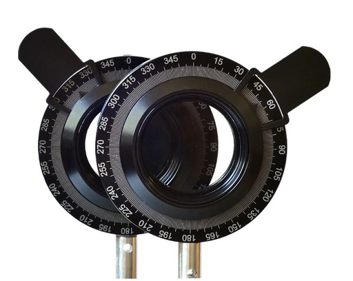 [S68090] Polariseur linéaire en verre sur monture graduée