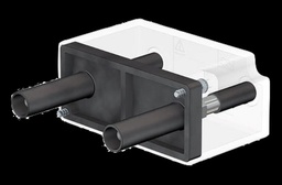 [S58531] Porte composant 2 pôles MC 50.0031-33--FA