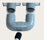 [S67538] Raccord en Y pour sonotube