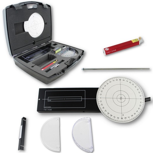 [S57902] Valisette avec laser rouge 650 nm pour ensemble réflexion-réfraction