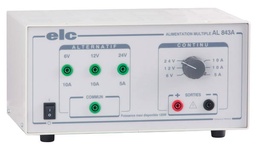 [350017-S62130] Alimentation fixe AL843A 6-12 V / 10 A ou 24 V / 5 A