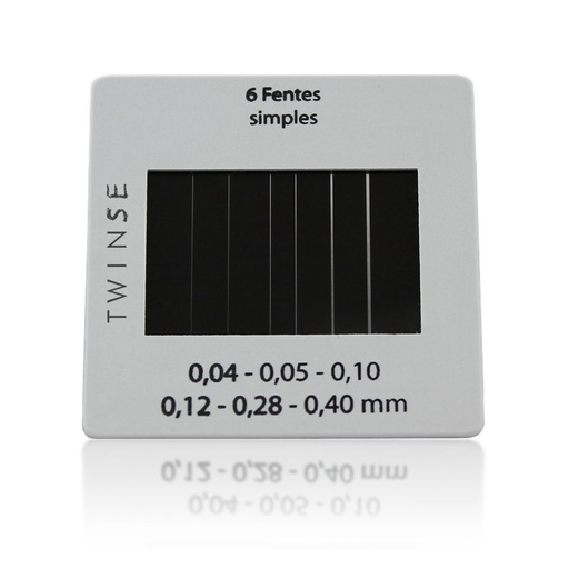 [#404027-S66932] Diapositive Fentes simples
