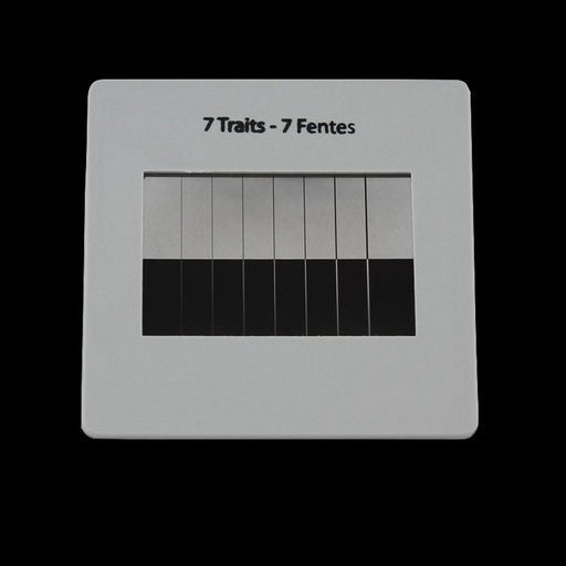 [404087-S69413] Diapositive 7 fentes et 7 traits