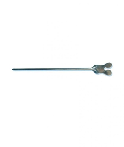 [#411009-S55150] Sonde cannelée en inox 