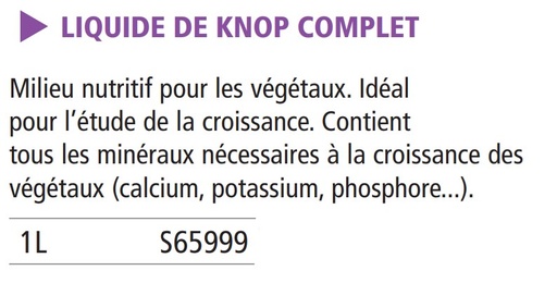 [910298-S65999] Liquide de Knop - 1 L