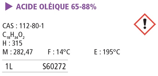 [911039-S60272] Acide oléïque TP - 1 L