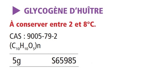[912019-S65985] Glycogène (II) d'huître pur - 5 g