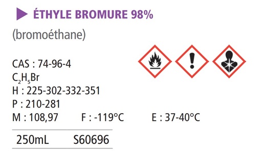 [916002-S60696] Éthyle bromure - 250 g 