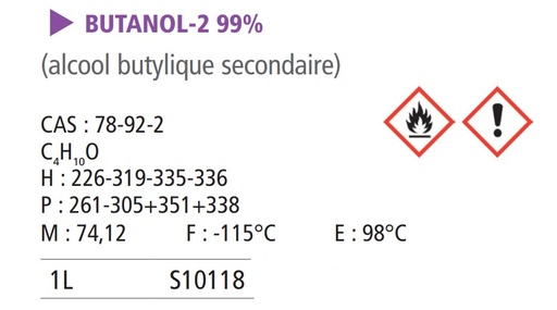 [930012-S10118] 2-Butanol pur - 1 L