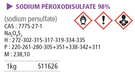 [951004-S11626] Sodium peroxodisulfate pur - 1 Kg