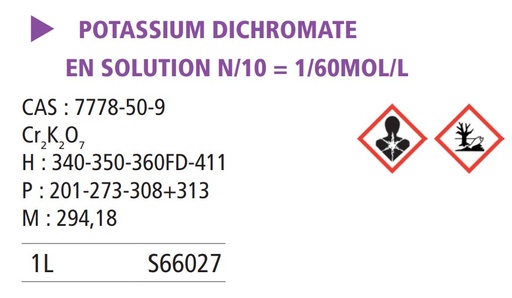 [990016-S66027] Potassium dichromate 0.0167 mol/L