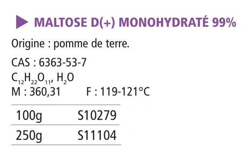 Maltose monohydraté