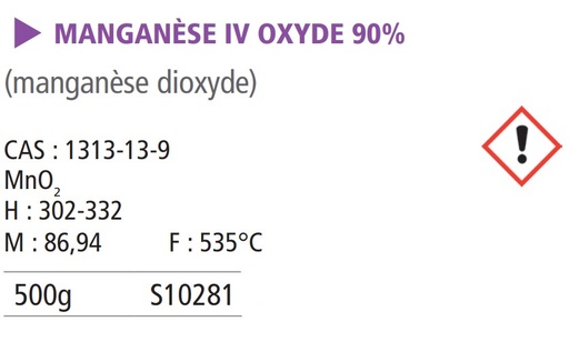 Manganèse (IV) oxyde