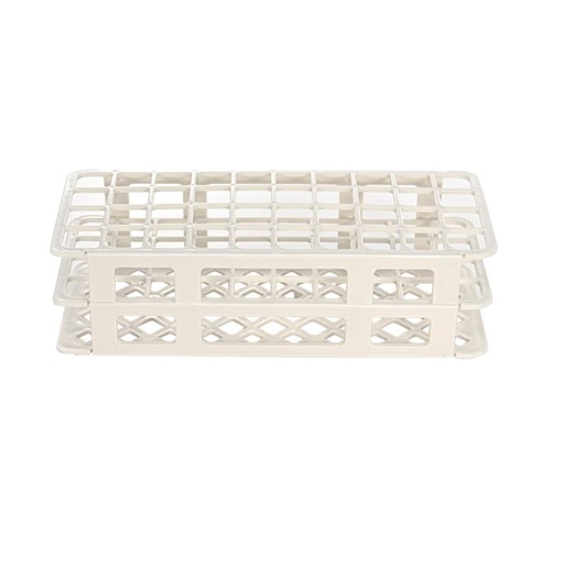 Portoir en polystyrène rigide pour tubes à essais