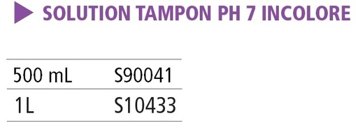 Solution tampon pH 7