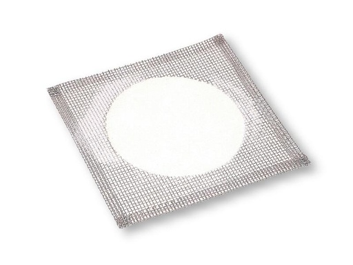 Toile métallique avec centre en céréamique