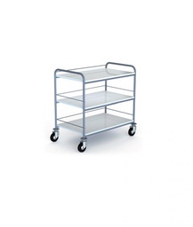 Chariot de laboratoire plateaux mélaminés (955x595 mm) grand modèle