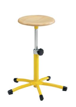 Tabouret avec patins réglable en hauteur